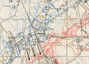 Bois Grenier trench map 2